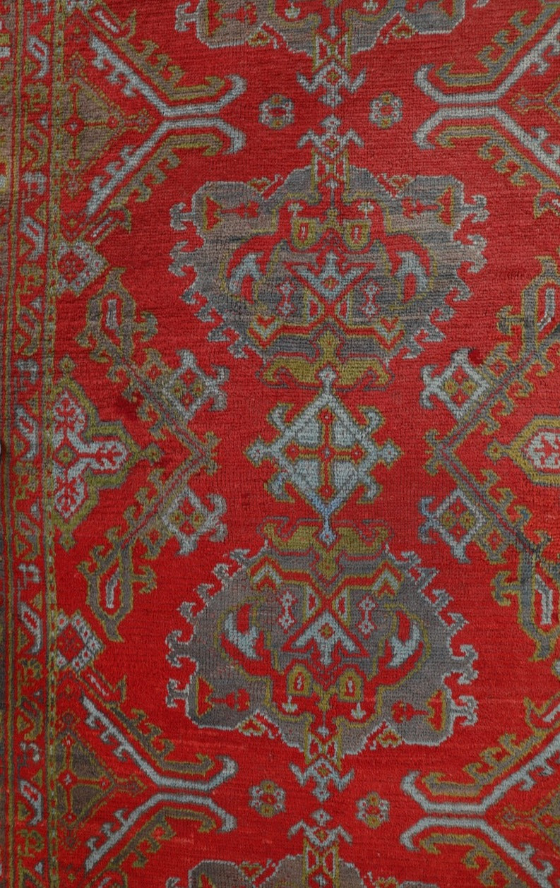 Handmade Fine Antique Turkish Oushak Wool Area Rug product image #27819200708778