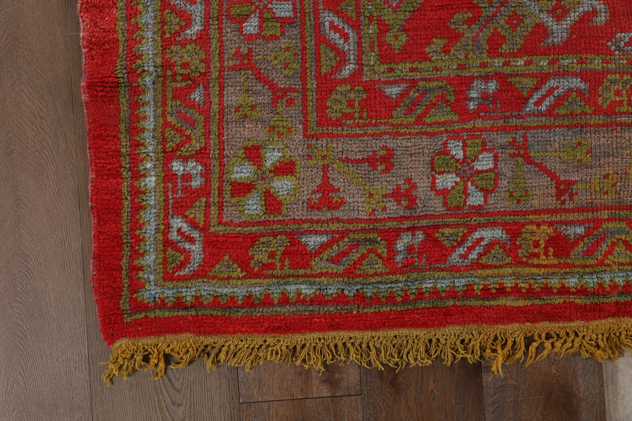 Handmade Fine Antique Turkish Oushak Wool Area Rug product image #27819200741546