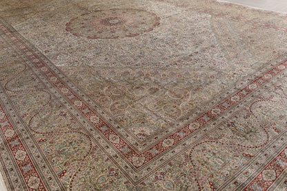 Traditional Silk On Silk China Rug With A Medallion Design