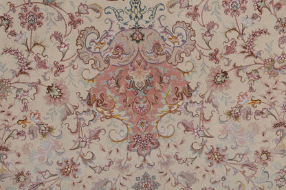 One Of A Kind Fine Persian Oversized Wool Medallion Rug
