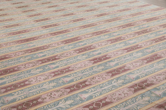 Nepali Modern Handmade Oversized Wool Rug.