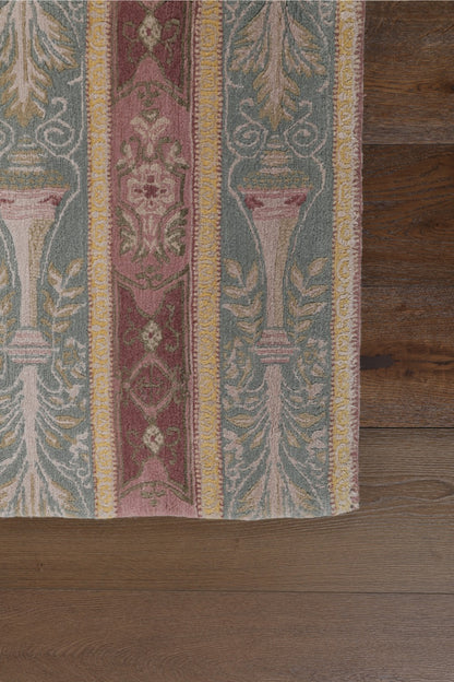 Nepali Modern Handmade Oversized Wool Rug.