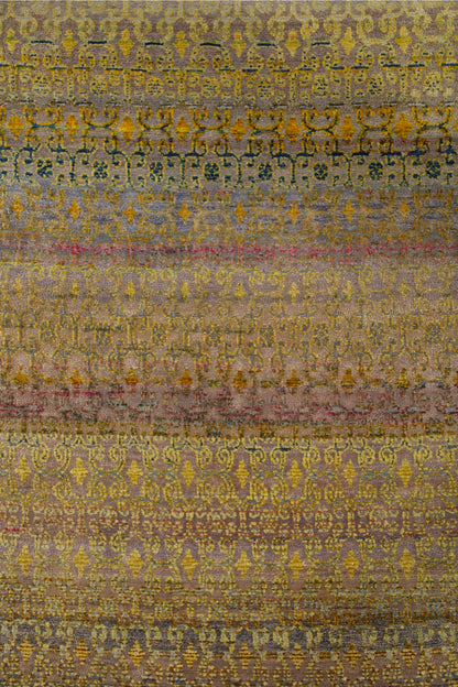 Modern Transitional Indian Silk Runner