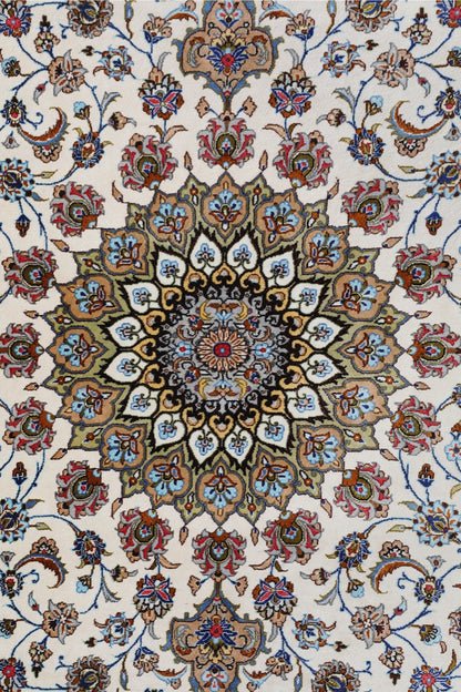 Persian Handmade Kashan Silk Traditional Area Rug-id3
