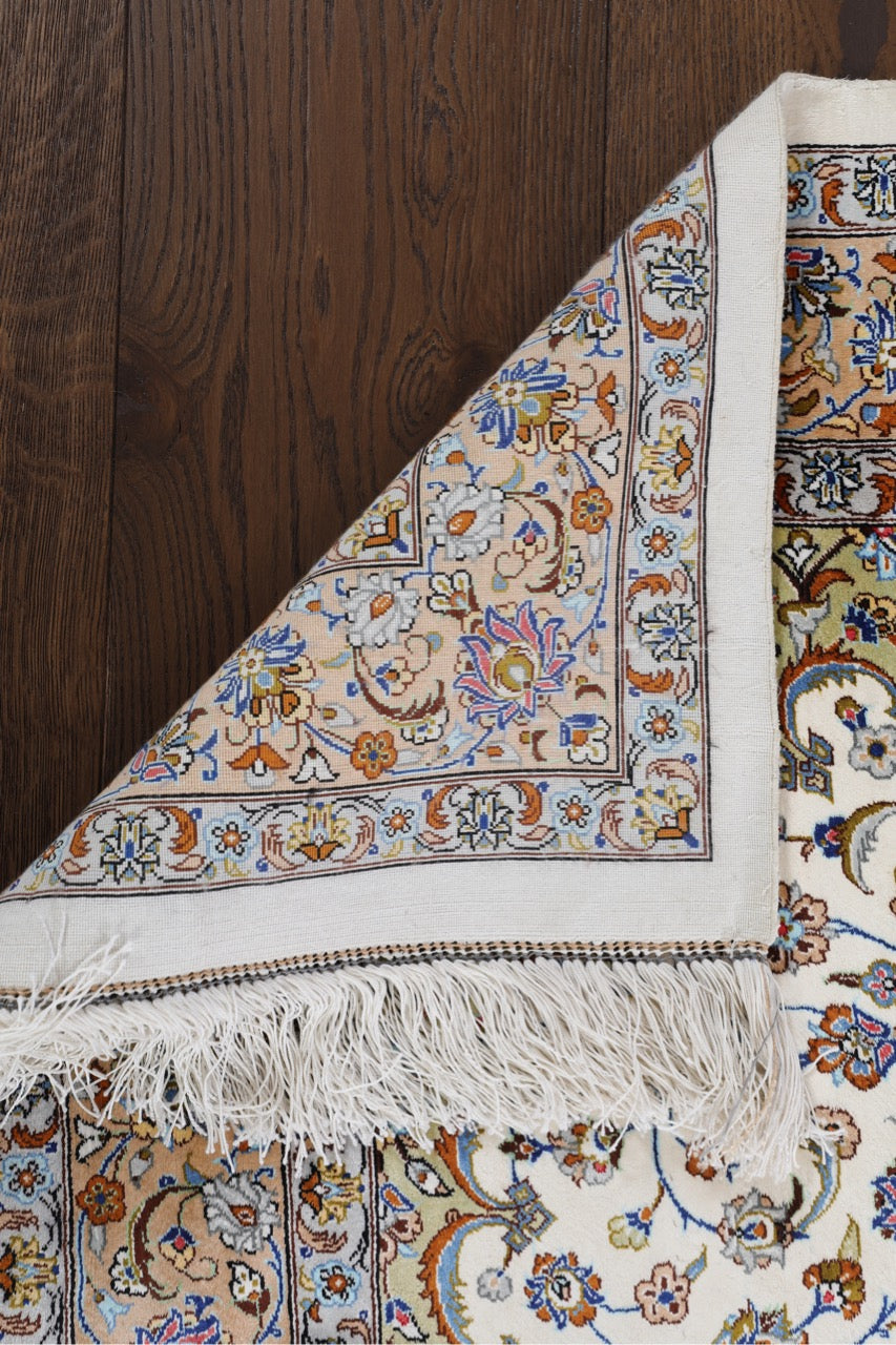 Persian Handmade Kashan Silk Traditional Area Rug