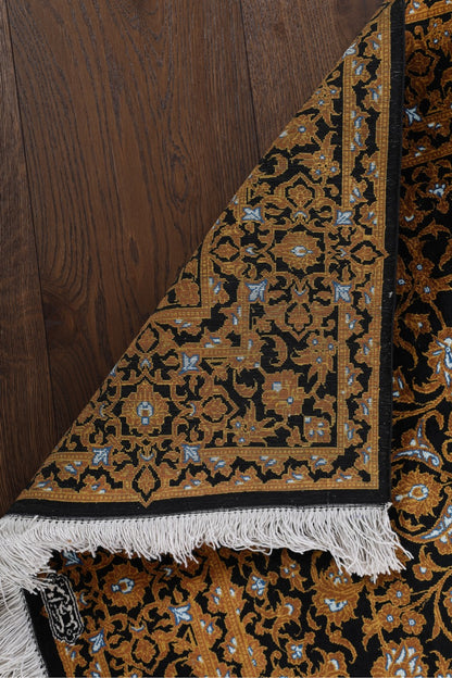 Silk Fine Hand-Knotted Traditional  Persian  Qom  Rug