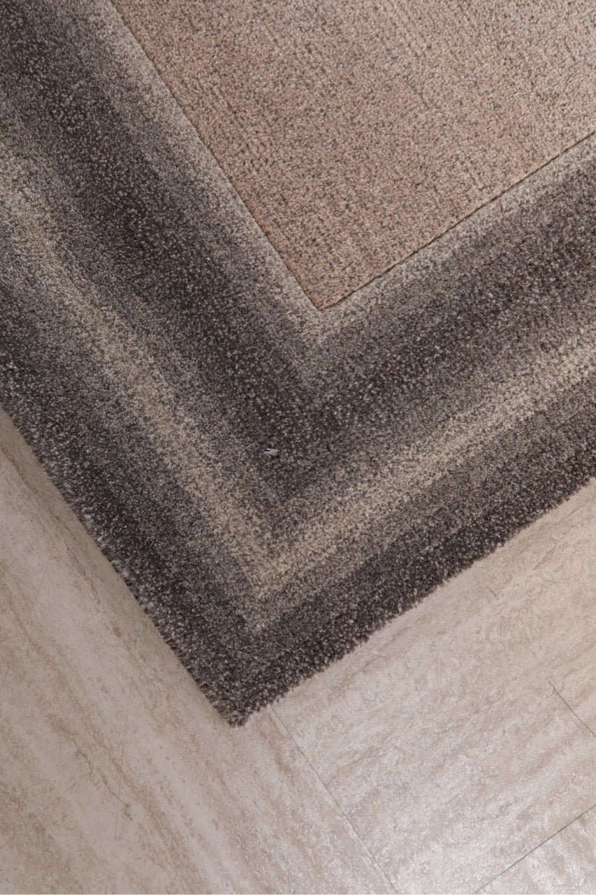 Indian Modern Handmade Wool Area Rug
