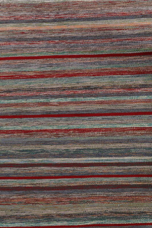 Flat Weave Handmade Modern Multicolor Kilim featured #7595228102826 