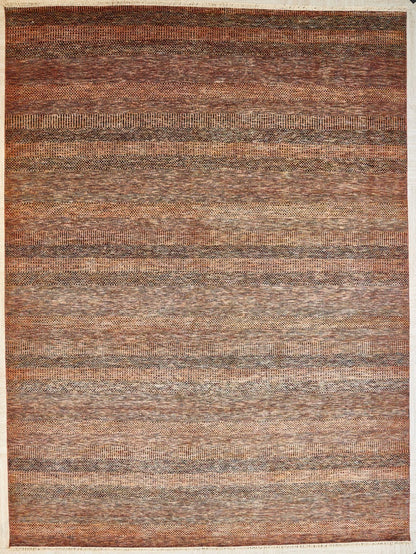 Indian Modern  Handmade Wool And Silk Area rug