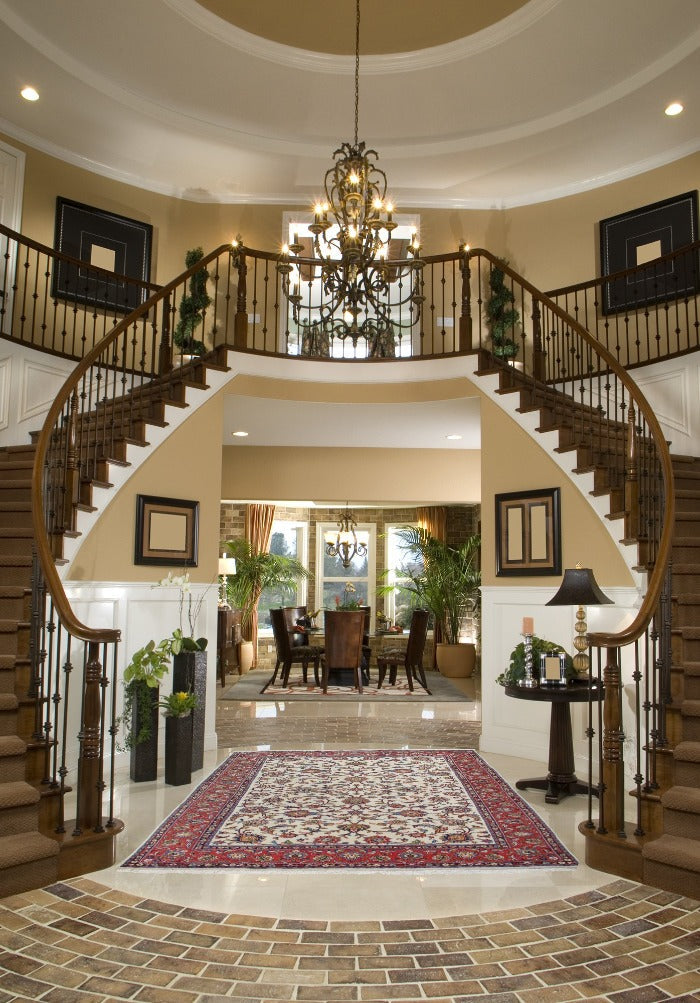 Traditional Sarouk Sultanabad Fine Hand-knotted Persian Carpet
