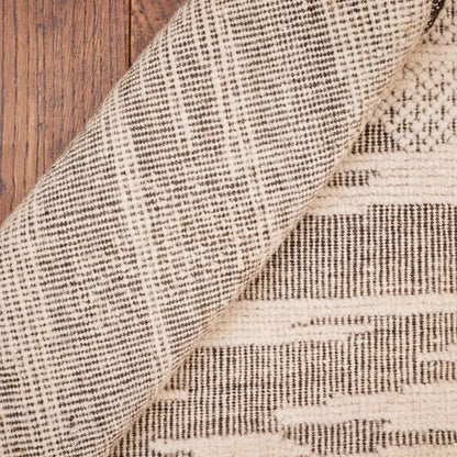 Texture Handmade  Modern Indian Wool Area Rug