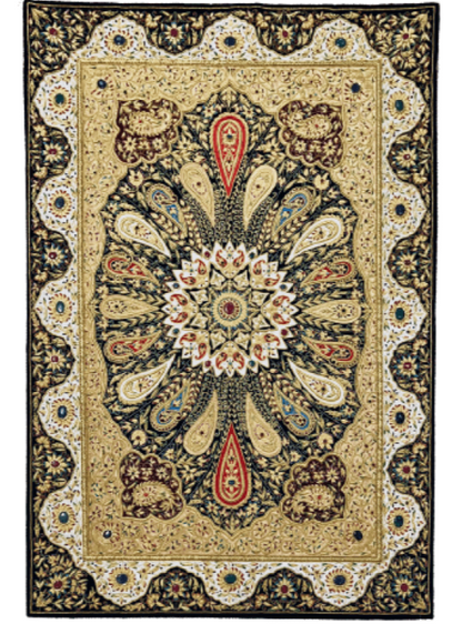 Gold Multi Stone Indian Tapestry-id3

