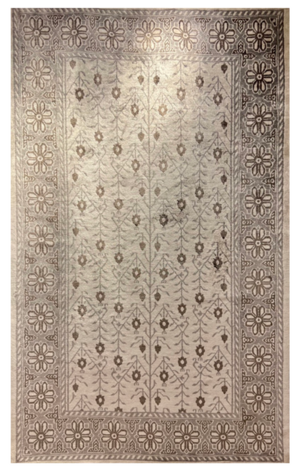 Modern Indian Handwoven Silk  Area Rug-id2
