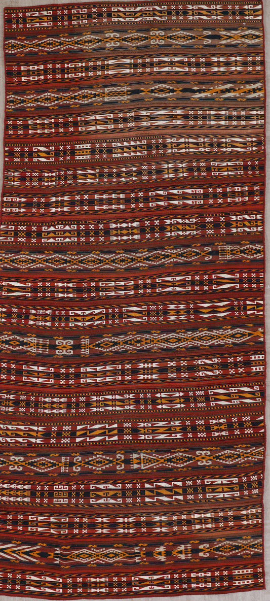 Russian Handmade Antique Traditional Rug