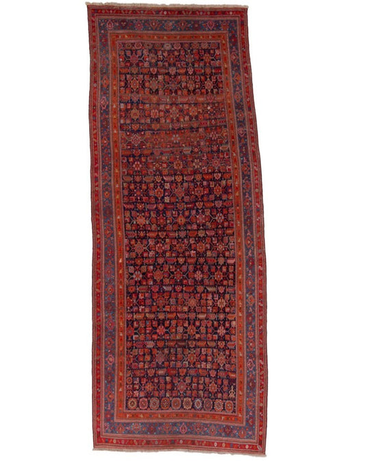 Handmade Persian Antique Sarouk Farahan Runner featured #7620601839786 