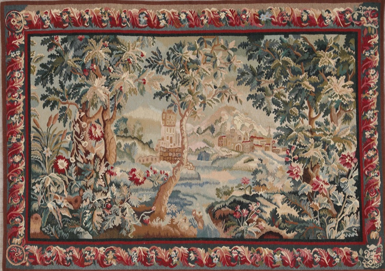 Unique Fine Romanian Handmade Pure Silk Tapestry product image #27784514470058