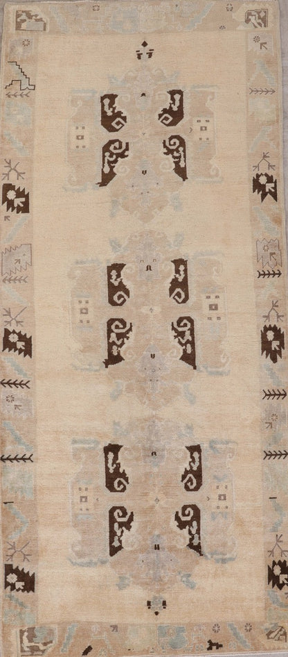 Turkish Fine Unique Handmade Traditional Wool Runner-id3
