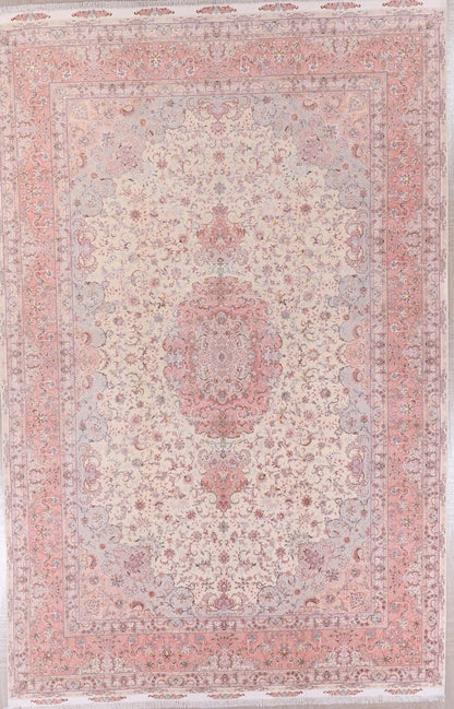 One Of A Kind Fine Persian Oversized Wool Medallion Rug