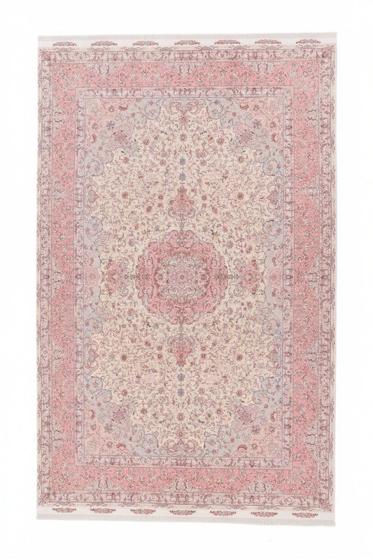 549 - One Of A Kind Fine Persian Oversized Wool Medallion Rug