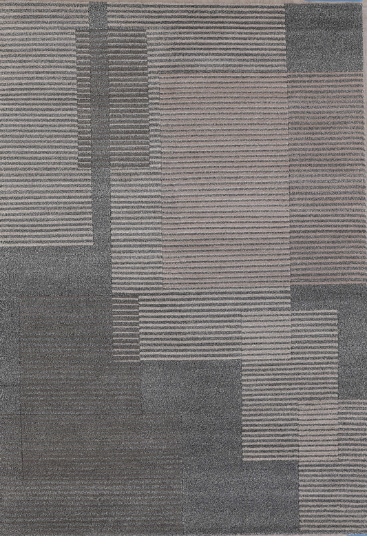 Modern Wool Multicolor Handmade Area Rug