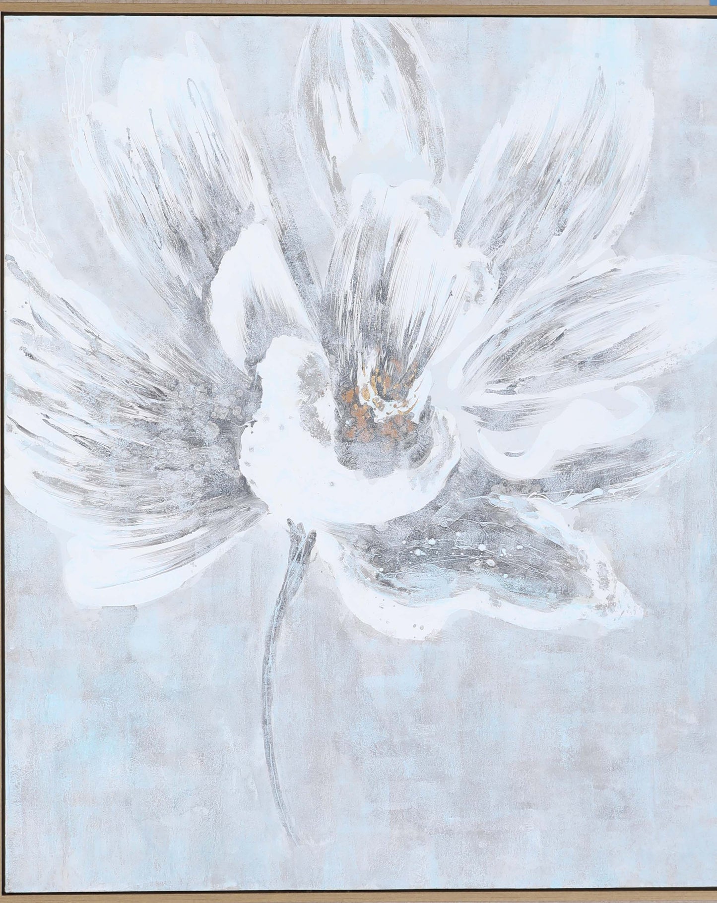 Gold Framed White Flower Painting product image #27864495292586