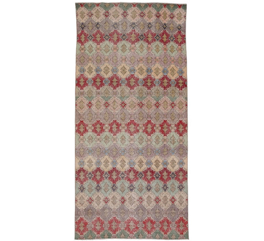 Fine Unique Handmade Wool Runner Carpet featured #7621936709802 