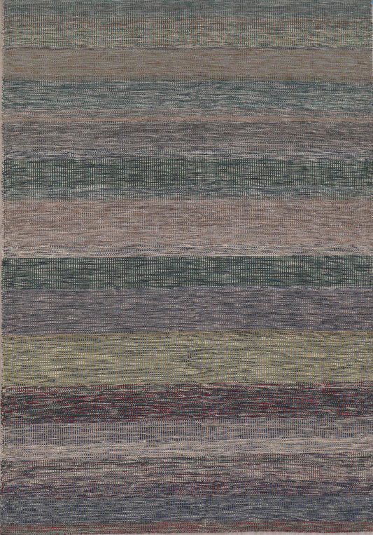 Handmade Modern Multicolor Wool kilim featured #7596544229546 