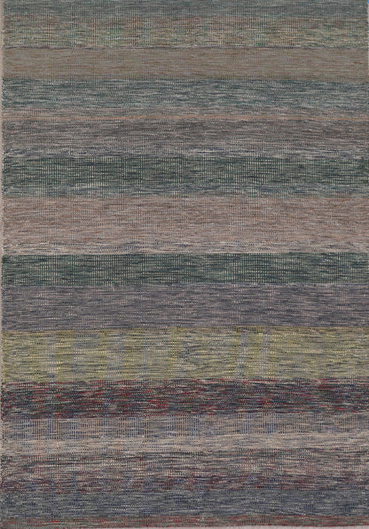 Handmade Modern Multicolor Wool kilim-id1
