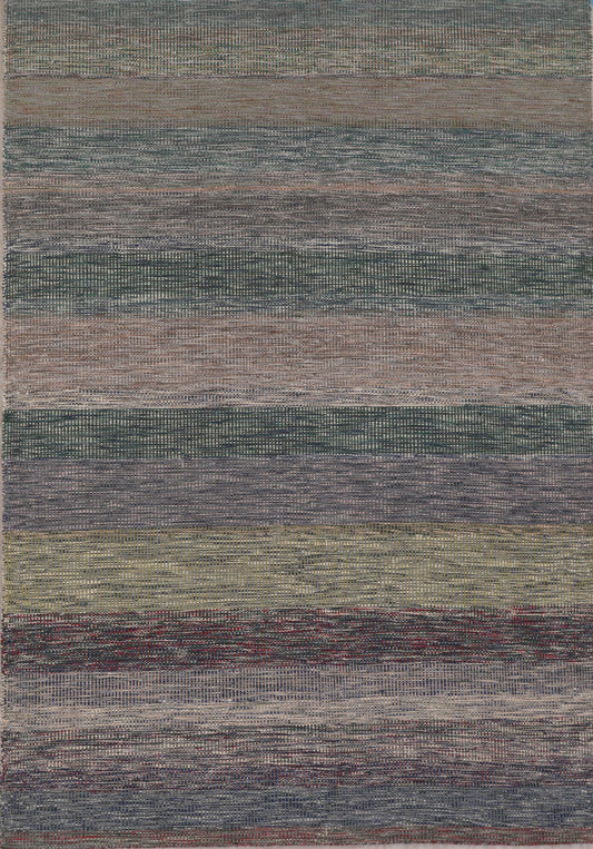 Handmade Modern Multicolor Wool kilim
