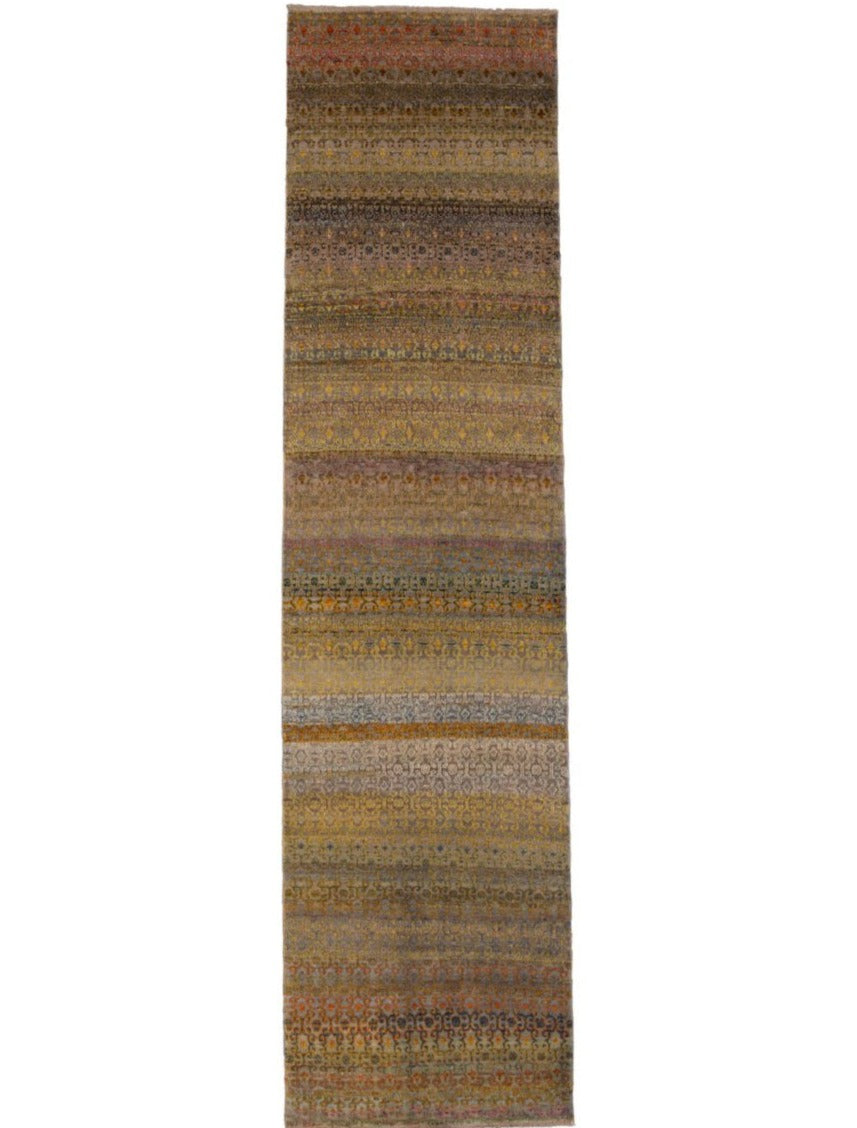 Modern Transitional Indian Silk Runner
