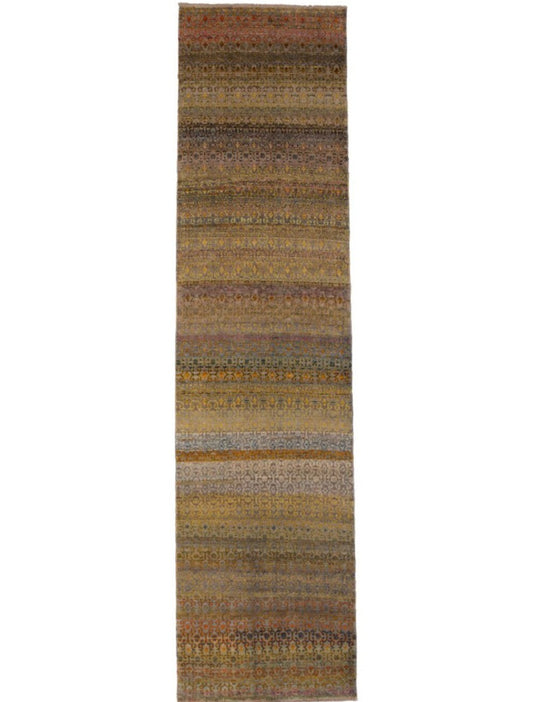 Modern Transitional Indian Silk Runner