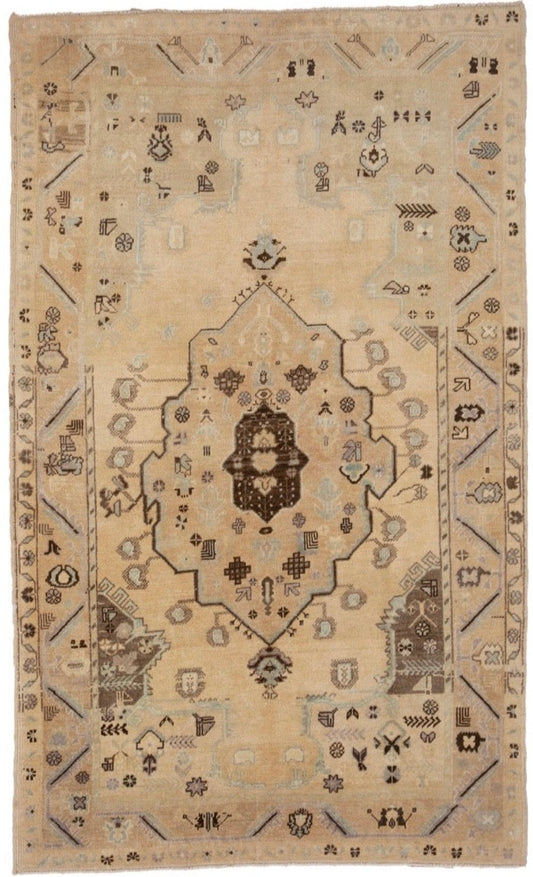 Handmade Vintage Turkish Wool  Rug featured #6158488076458 