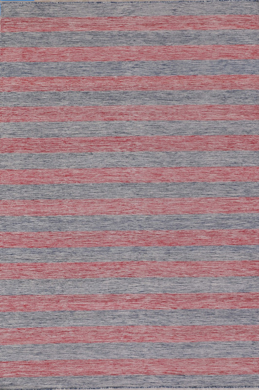 Modern Nepal Wool Stripped Kilim