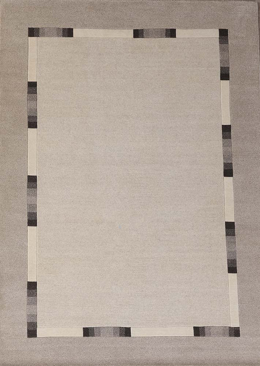 Modern Handmade Wool Area Rug featured #7562273718442 