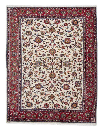 Traditional Sarouk Sultanabad Fine Hand-knotted Persian Carpet-id3
