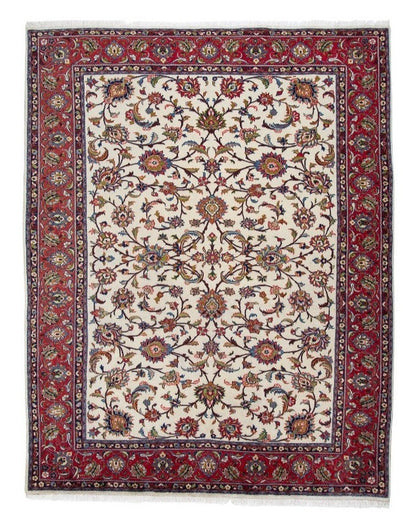 Traditional Sarouk Sultanabad Fine Hand-knotted Persian Carpet