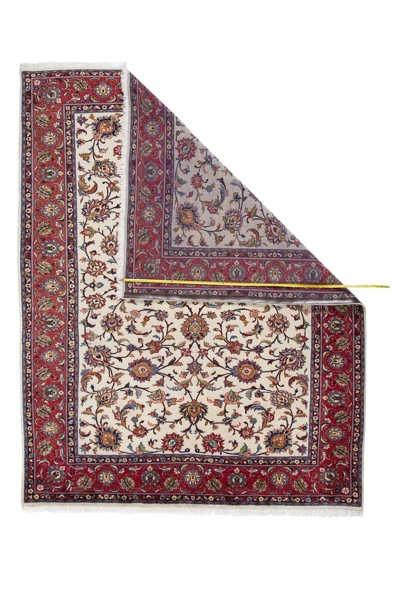 Traditional Sarouk Sultanabad Fine Hand-knotted Persian Carpet