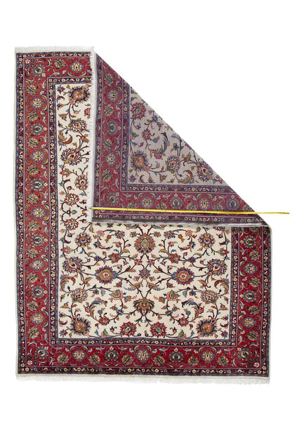 Traditional Sarouk Sultanabad Fine Hand-knotted Persian Carpet-id5
