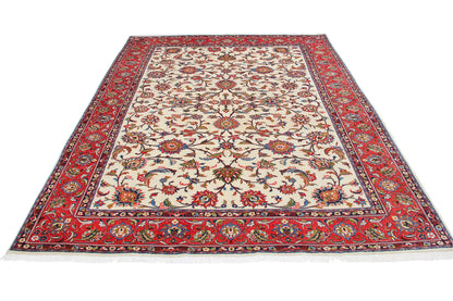 Traditional Sarouk Sultanabad Fine Hand-knotted Persian Carpet-id7
