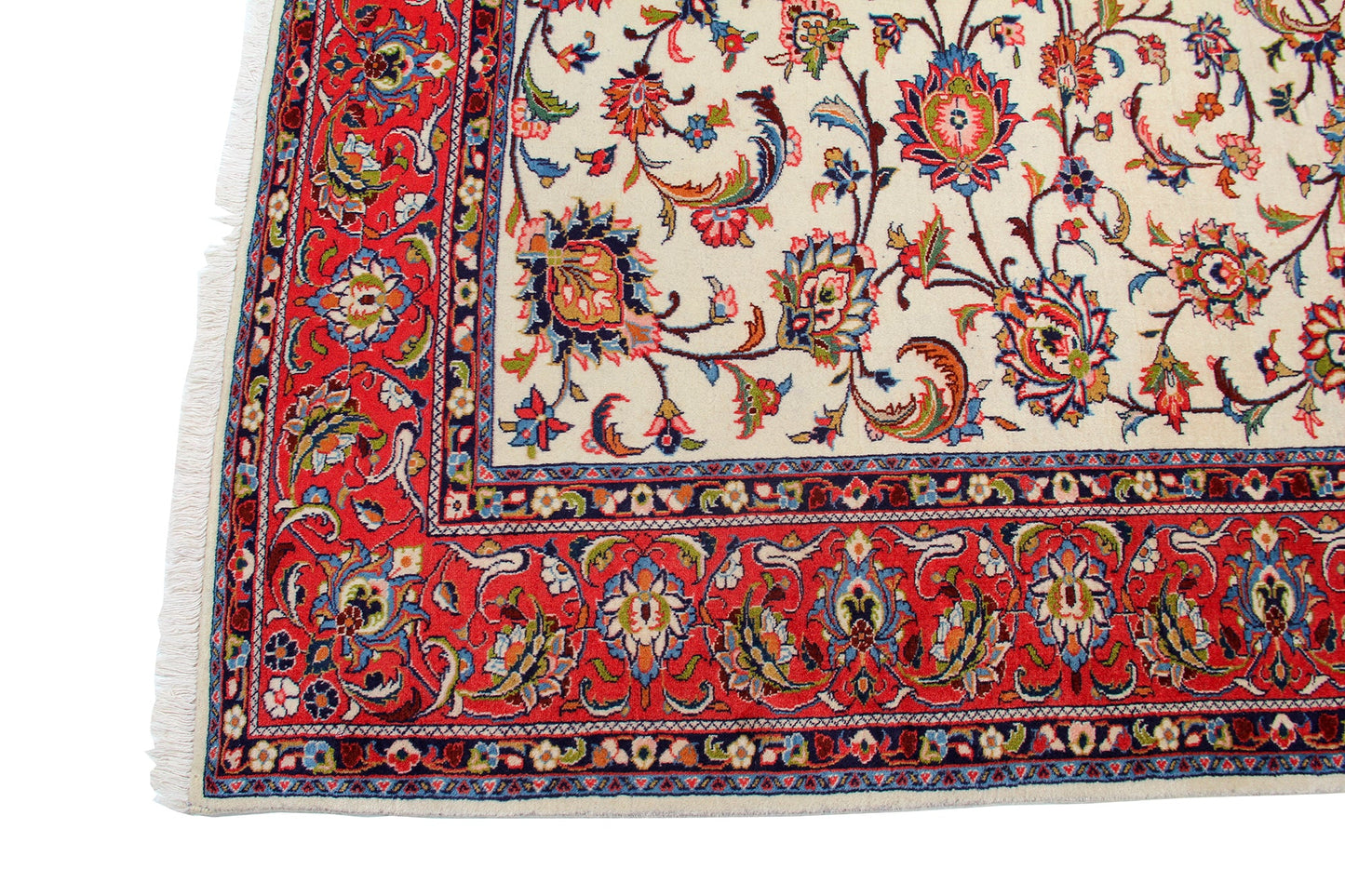 Traditional Sarouk Sultanabad Fine Hand-knotted Persian Carpet