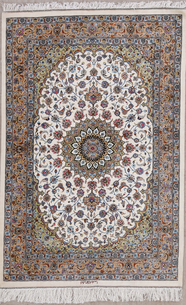 Persian Handmade Kashan Silk Traditional Area Rug product image #27784925970602