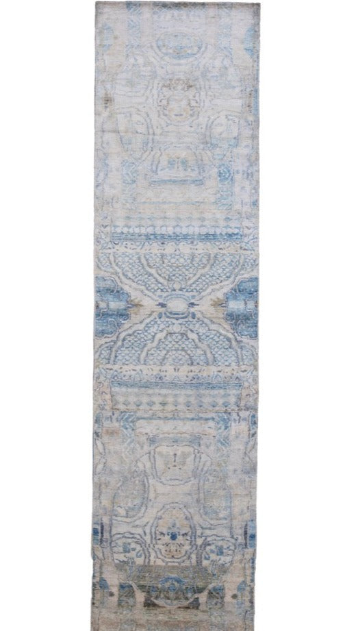 Modern Transitional Indian Hand-Knotted Runner product image #27879074332842