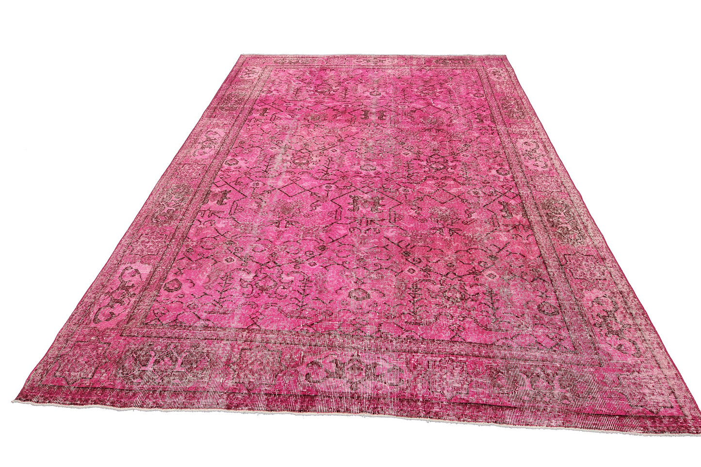 Vintage Fine Handmade Wool Area Rug