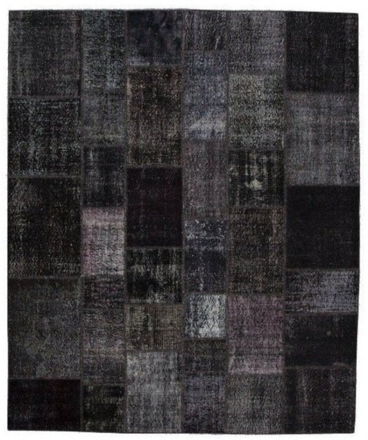 Turkish Modern Patchwork Handmade Wool Area Rug