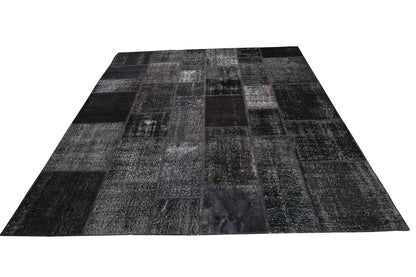 Turkish Modern Patchwork Handmade Wool Area Rug