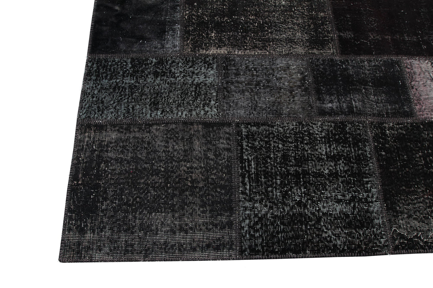 Turkish Modern Patchwork Handmade Wool Area Rug