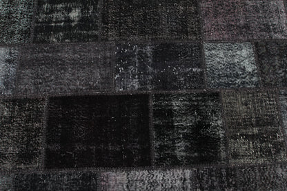 Turkish Modern Patchwork Handmade Wool Area Rug