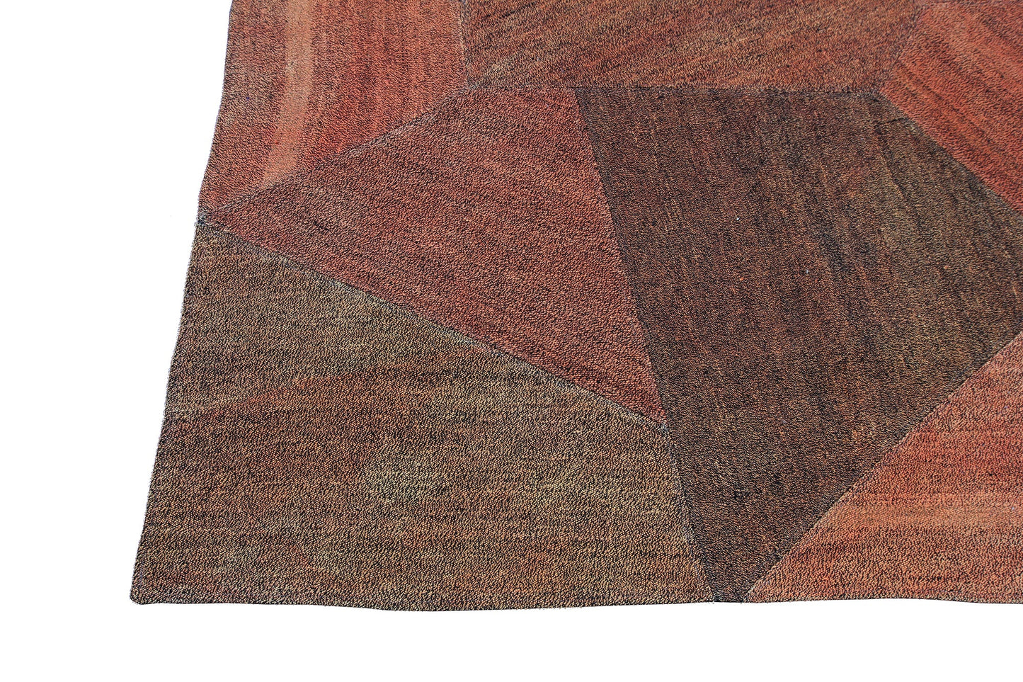 Turkish Modern Fine Patchwork Wool Handmade Area Rug