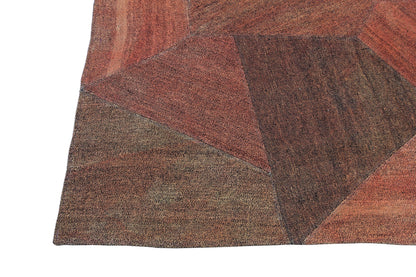 Turkish Modern Fine Patchwork Wool Handmade Area Rug