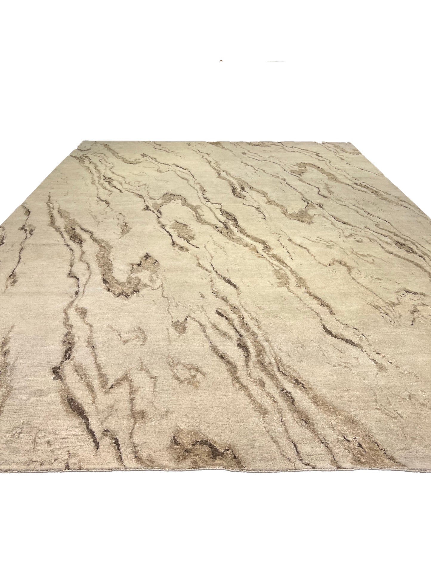 Modern Indian Handmade Rug With Onyx Design